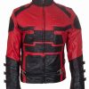 Daredevil Charlie Cox Red Leather Jacket