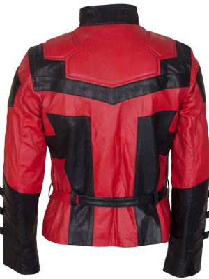 Daredevil Charlie Cox Red Leather Jacket