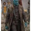 Michael Rooker Guardians Of The Galaxy Yondu Faux Leather Trench Coat