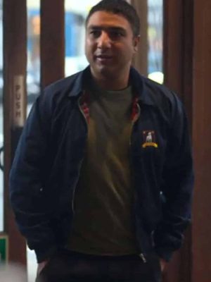 Nathan Shelley Ted Lasso Nick Mohammed Blue Bomber Jacket