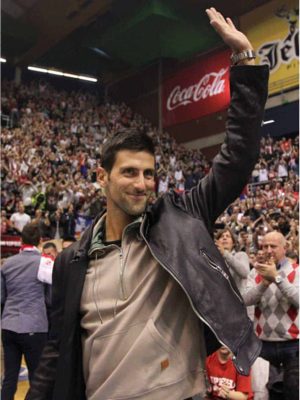 Novak Djokovic Black Leather Jacket Outfit
