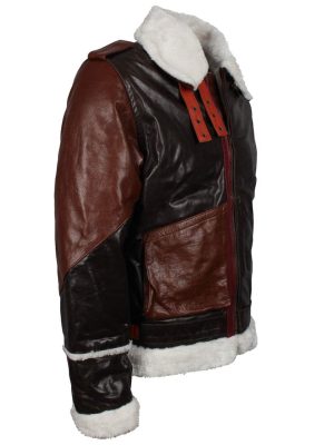 Rocky Balboa Rocky Sylvester Stallone Fur Leather Jacket