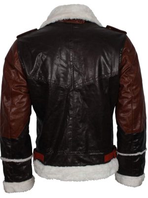 Rocky Balboa Rocky Sylvester Stallone Fur Leather Jacket