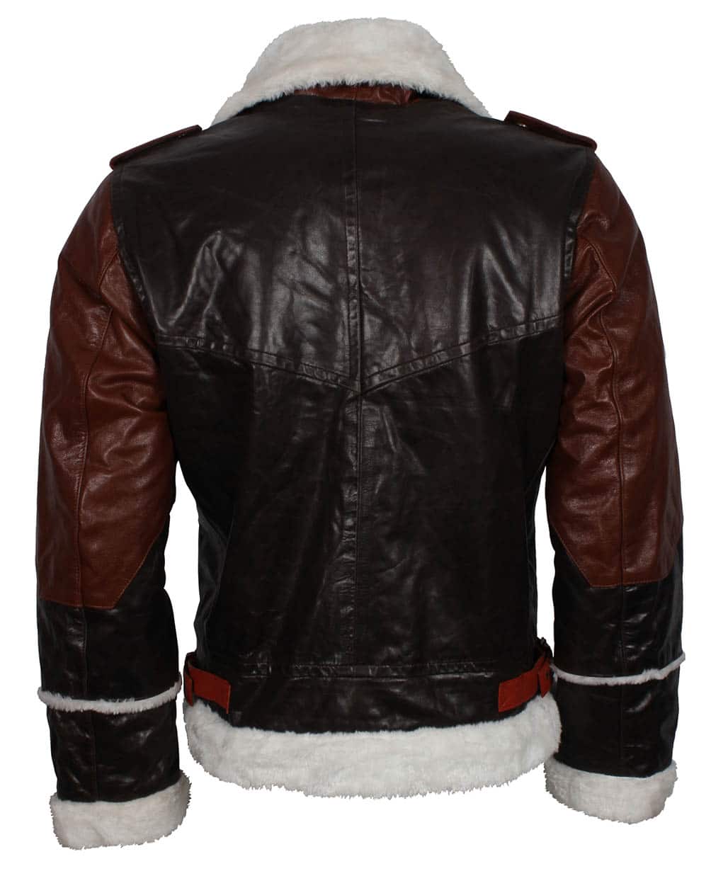 Rocky Balboa Rocky Sylvester Stallone Fur Leather Jacket