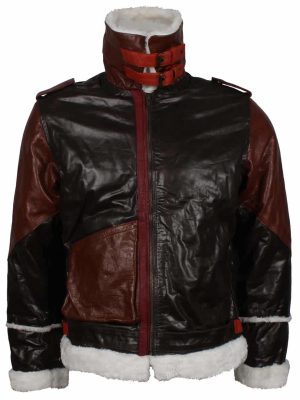Rocky Balboa Rocky Sylvester Stallone Fur Leather Jacket