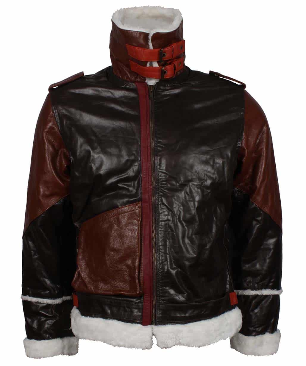 Rocky Balboa Rocky Sylvester Stallone Fur Leather Jacket