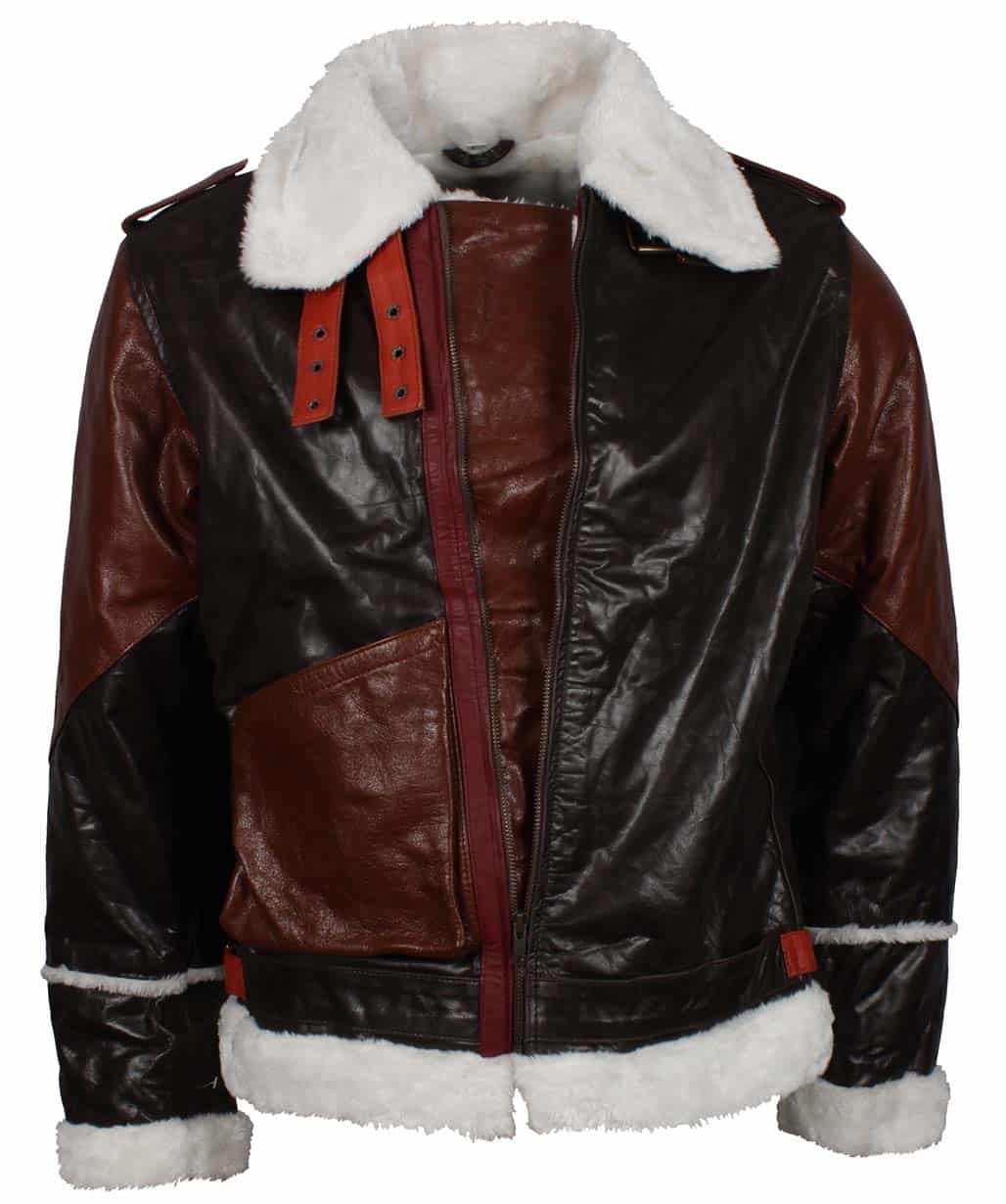 Rocky Balboa Rocky Sylvester Stallone Fur Leather Jacket