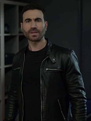 Roy Kent Ted Lasso S03 Brett Goldstein Black Leather Jacket