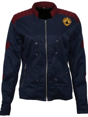 Star Trek Blue Cotton Satin Jacket Outfit