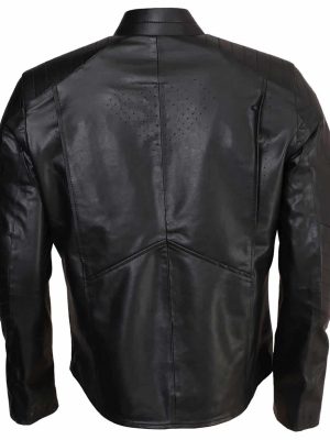 Superman Man Of Steel Henry Cavill Black Leather Jacket