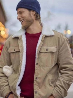 Travis Van Winkle Tis The Season To Be Merry Adam Walters Shearling Jacket