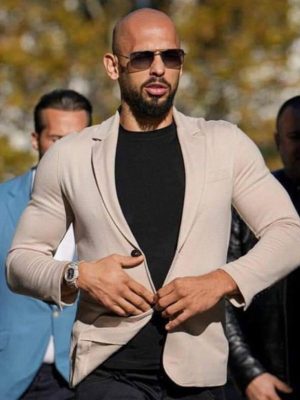 Top G Andrew Tate Cotton Beige Coat Blazer