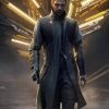 Deus Ex Mankind Divided Adam Jensen Black Trench Coat