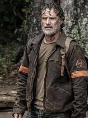 Rick Grimes Tv Series The Walking Dead Brown Jacket