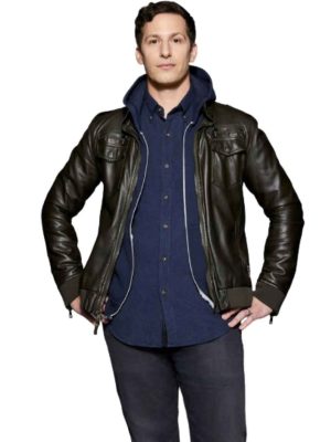 Brooklyn Nine Nine Jack Peralta Brown Leather Jacket