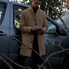 Corey Sevier Movie Road Trip Romance 2022 Alden Brown Wool Coat