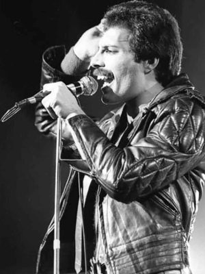 Freddie Mercury Stage Worn Black Leather Motorcycle Jacket