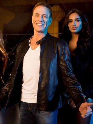 Jean-Claude Van Damme Black Leather Jacket