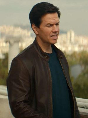 Mark Wahlberg Uncharted Brown Leather Jacket