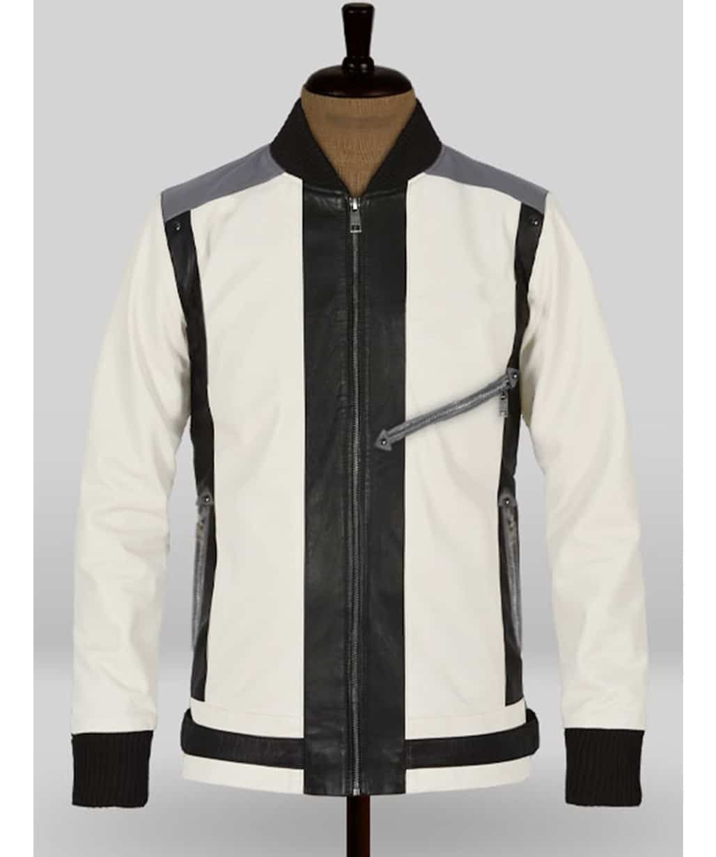 Matthews Broderick Ferris Bueller Day Off White Leather Jacket