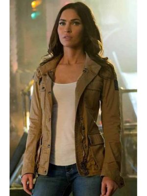 Megan Fox Teenage Mutant Ninja Turtles 2 April O' Neil Brown Cotton Jacket