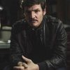 Pedro Pascal Narcos Season 2 Agent Pena Black Leather Jacket
