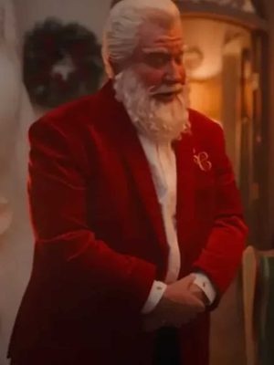 Tim Allen The Santa Clauses S02 Red Velvet Blazer