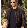 Tom Hardy This Means War Black Leather Jacket