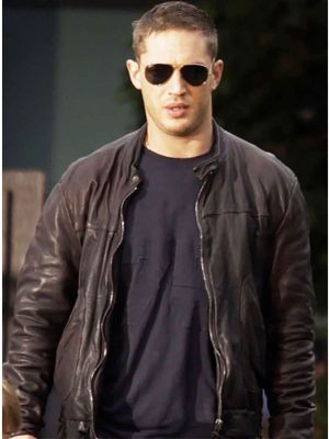 Tom Hardy This Means War Black Leather Jacket