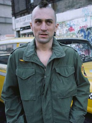 Travis Bickle Taxi Driver Green Military Jacket