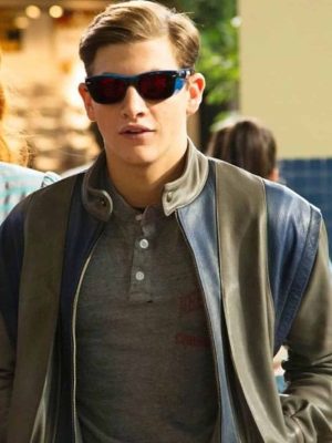 X-Men Apocalypse Cyclops Tye Sheridan Cafe Racer Leather Jacket