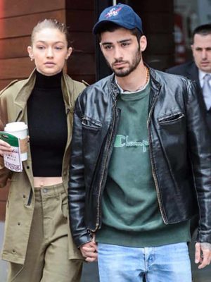 Zayn Malik Vintage Black Leather Jacket