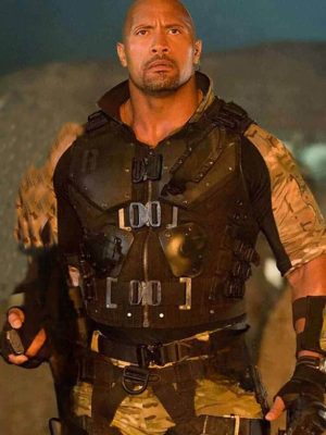 Dwayne Johnson GI Joe Retaliation Roadblock Black Vest