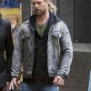 Chris Hemsworth Thor Ragnarok Grey Denim Jacket