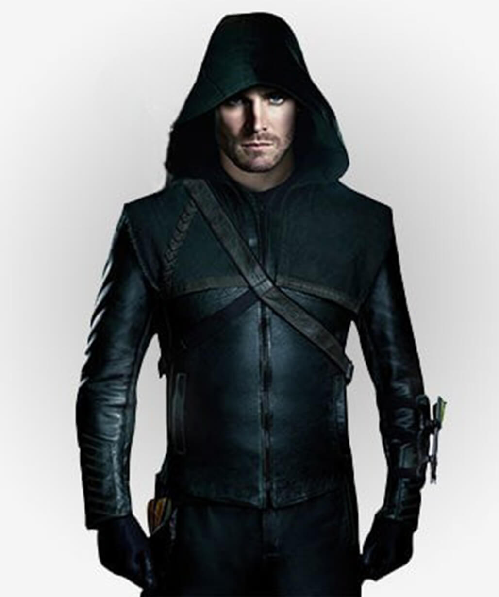 Stephen Amell Green Arrow Jacket Costume