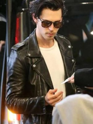 The Bike Riders Austin Butler Black Leather Jacket Men