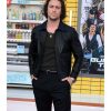 Aaron Taylor Johnson Kraven The Hunter Movie Event Black Leather Jacket