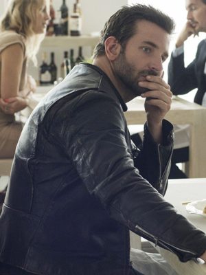 Adam Jones Burnt Bradley Cooper Black Leather Jacket