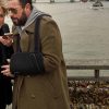 Adam Sandler Murder Mystery 2 2023 Nick Spitz Double Breasted Brown Wool Coat