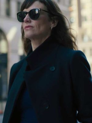 Billions S07 Wendy Rhoades Black Wool Coat