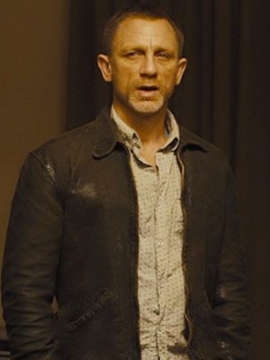 Daniel Craig Skyfall Brown Distressed Leather Jacket