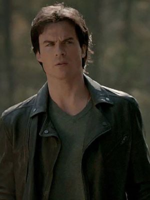 Ian Somerhalder The Vampire Diaries Black Leather Jacket