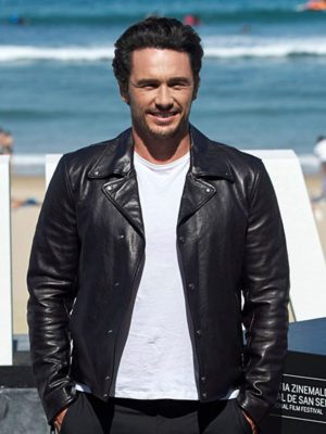 James Franco Black Leather Jacket