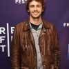 James Franco Distressed Brown Leather Jacket
