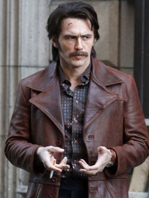 James Franco The Deuce Brown Leather Jacket