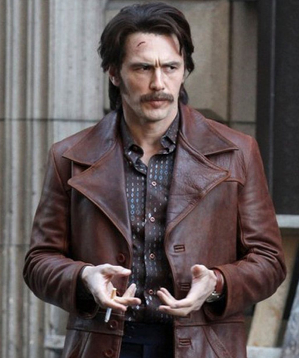 James Franco The Deuce Brown Leather Jacket