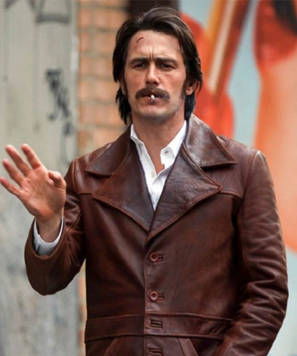 James Franco The Deuce Brown Leather Jacket