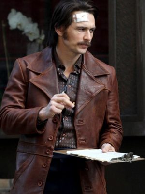 James Franco The Deuce Brown Leather Jacket