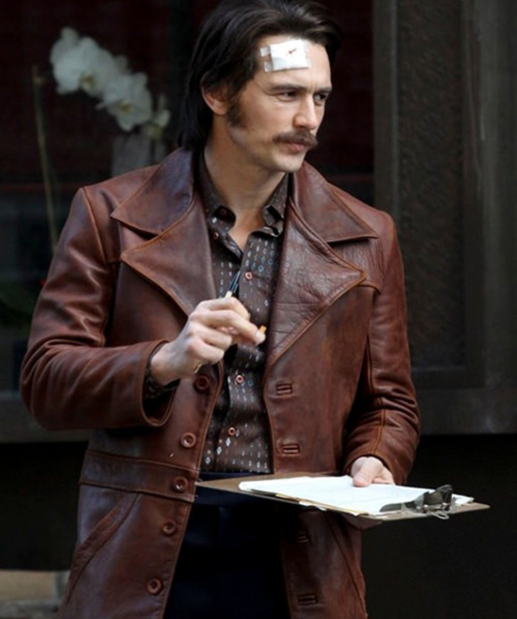 James Franco The Deuce Brown Leather Jacket