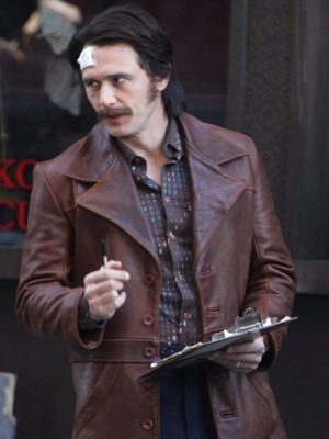 James Franco The Deuce Brown Leather Jacket
